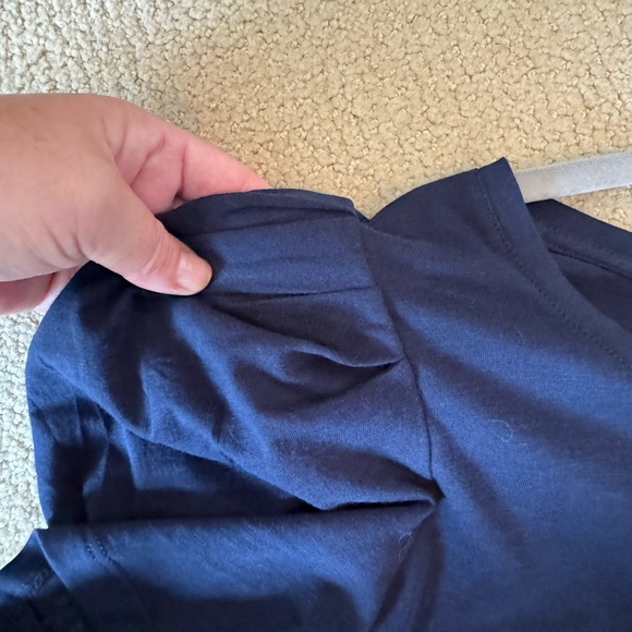 1. STATE NAVY BLUE SHIRT SLEEVE TOP NWT - Picture 4 of 7